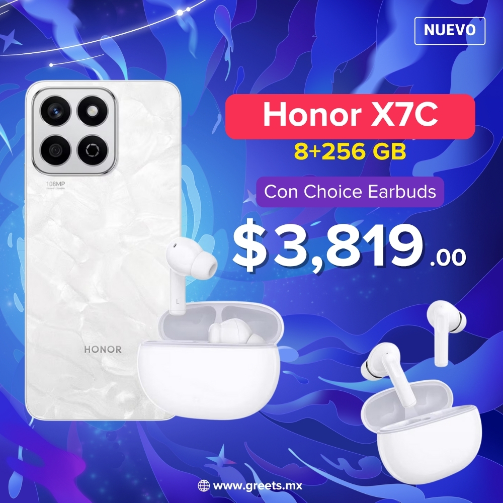 Honor X7C 8+256 GB C/Choice Earbuds
