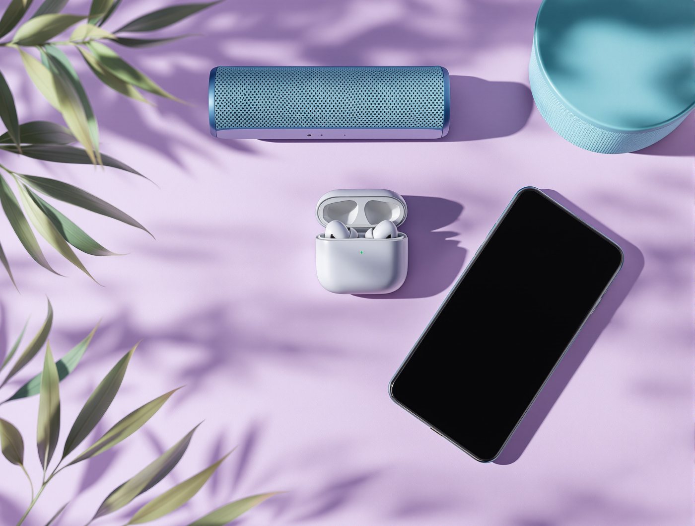 Celular, audífonos inalámbricos y bocina portátil disponibles en Greets México