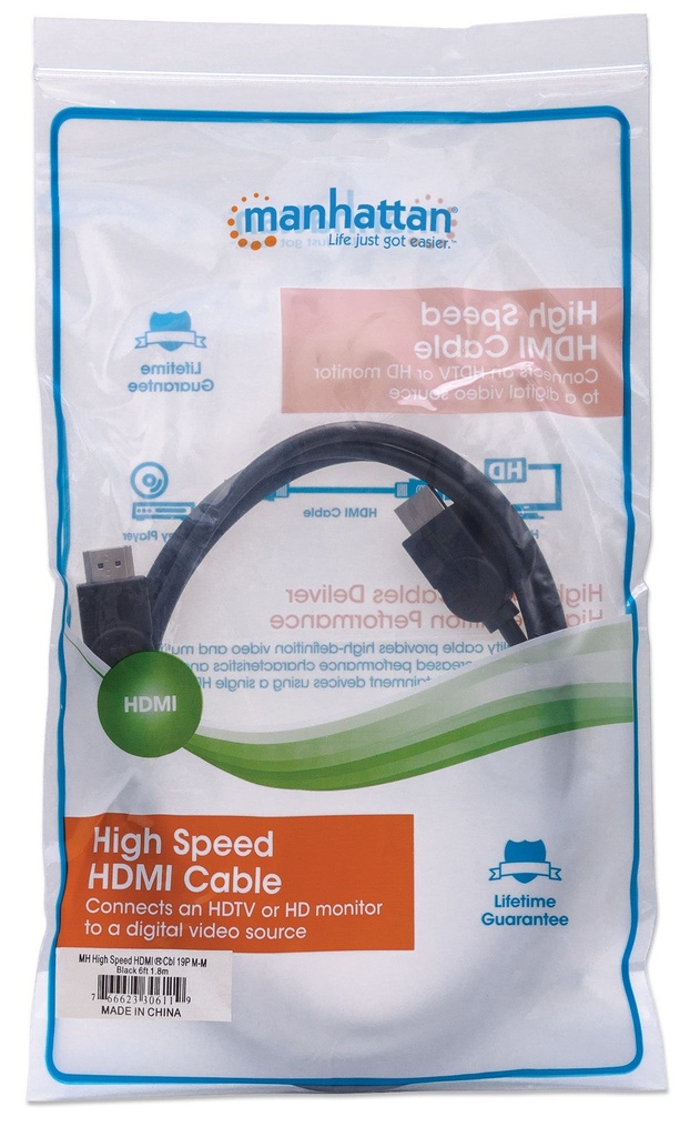 Cable HDMI 4K MANHATTAN 306119 — 6