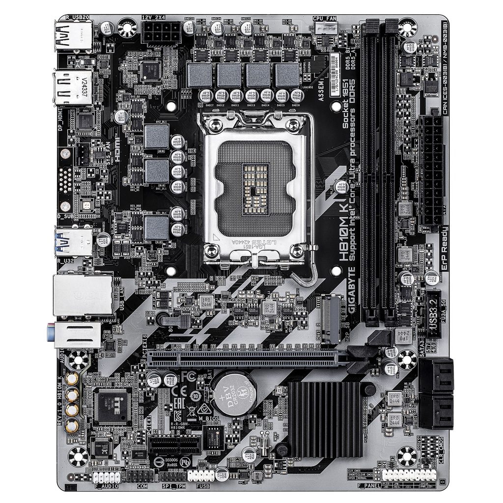 Motherboard GIGABYTE H810M K — 1