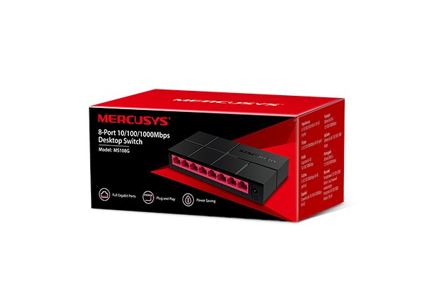 Switch 10/100/1000 MERCUSYS MS108G — 3