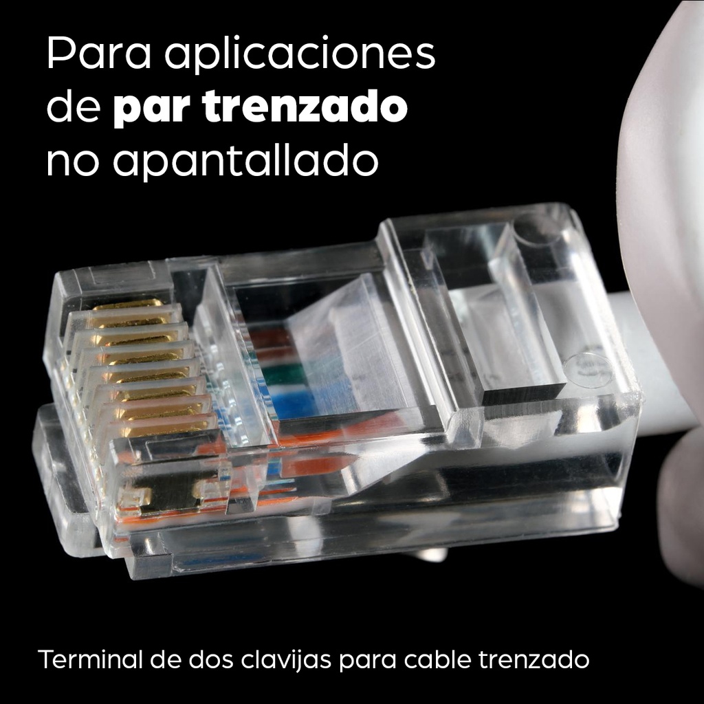 Plugs de Red CAT5E INTELLINET 790055 — 6