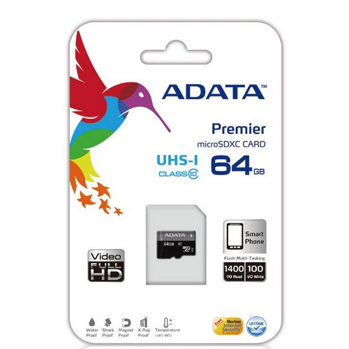 Memoria Micro SD ADATA UHS-I U1 — 4