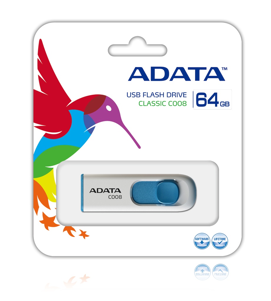 Memoria USB ADATA AC008-64G-RWE — 3