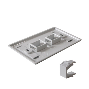 Placa de Pared 2 Puertos BELDEN AX102655 — 1