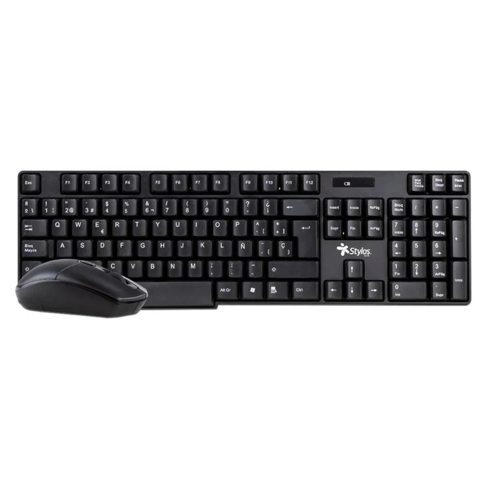 KIT MOUSE Y TECLAD Stylos STPKTM3B — 1