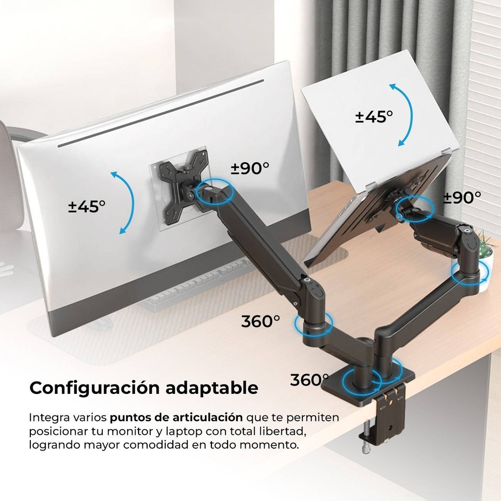 Soportes para Monitores ACTECK ENFORCE MOTION SM729 — 1