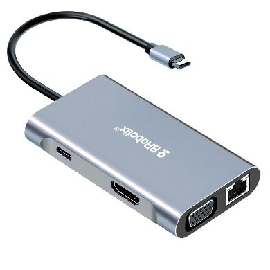 Docking 7 EN 1: USB V3.0 tipo C a USB V3.0 BROBOTIX 6001202 — 2