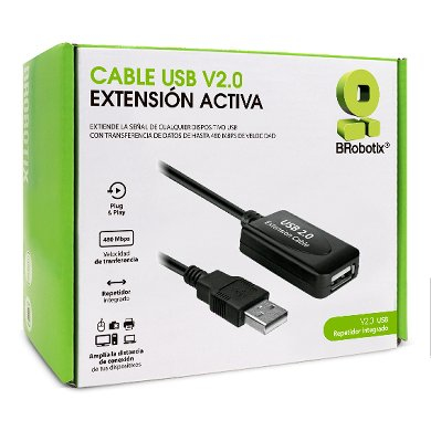 Cable USB V2.0 Extensión Activa BROBOTIX 372782 — 1
