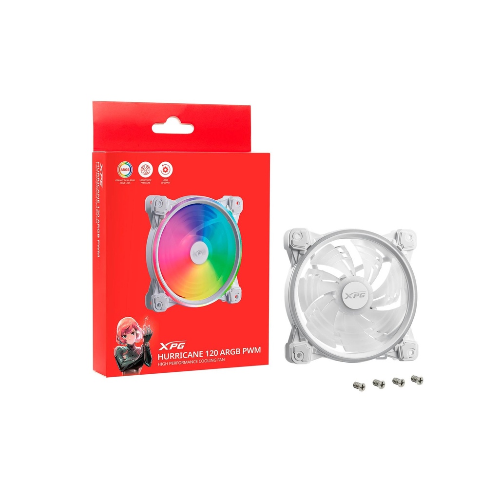 Ventilador XPG HURRICANE 120 ARGB PWM — 4
