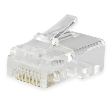 Plugs de Red RJ45, CAT6 Bote 100 Pzs BROBOTIX 263861 — 3