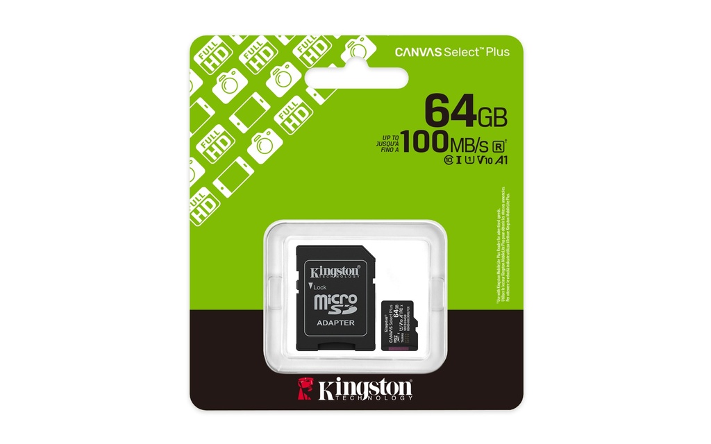 Memorias Flash Kingston Technology CANVAS SELECT PLUS GEN3 — 5
