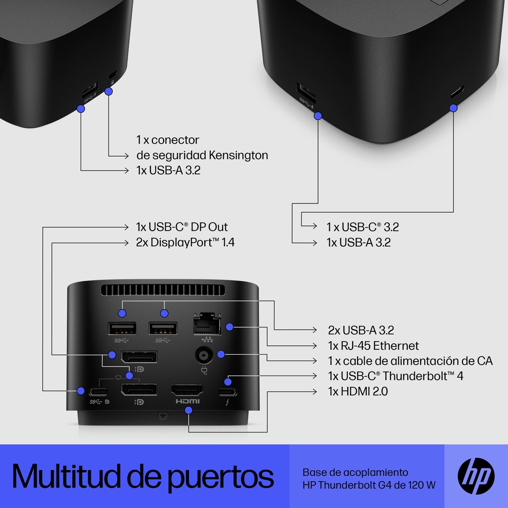 Docking Station HP DOCKING Thunderbolt de 120 W G4 — 5