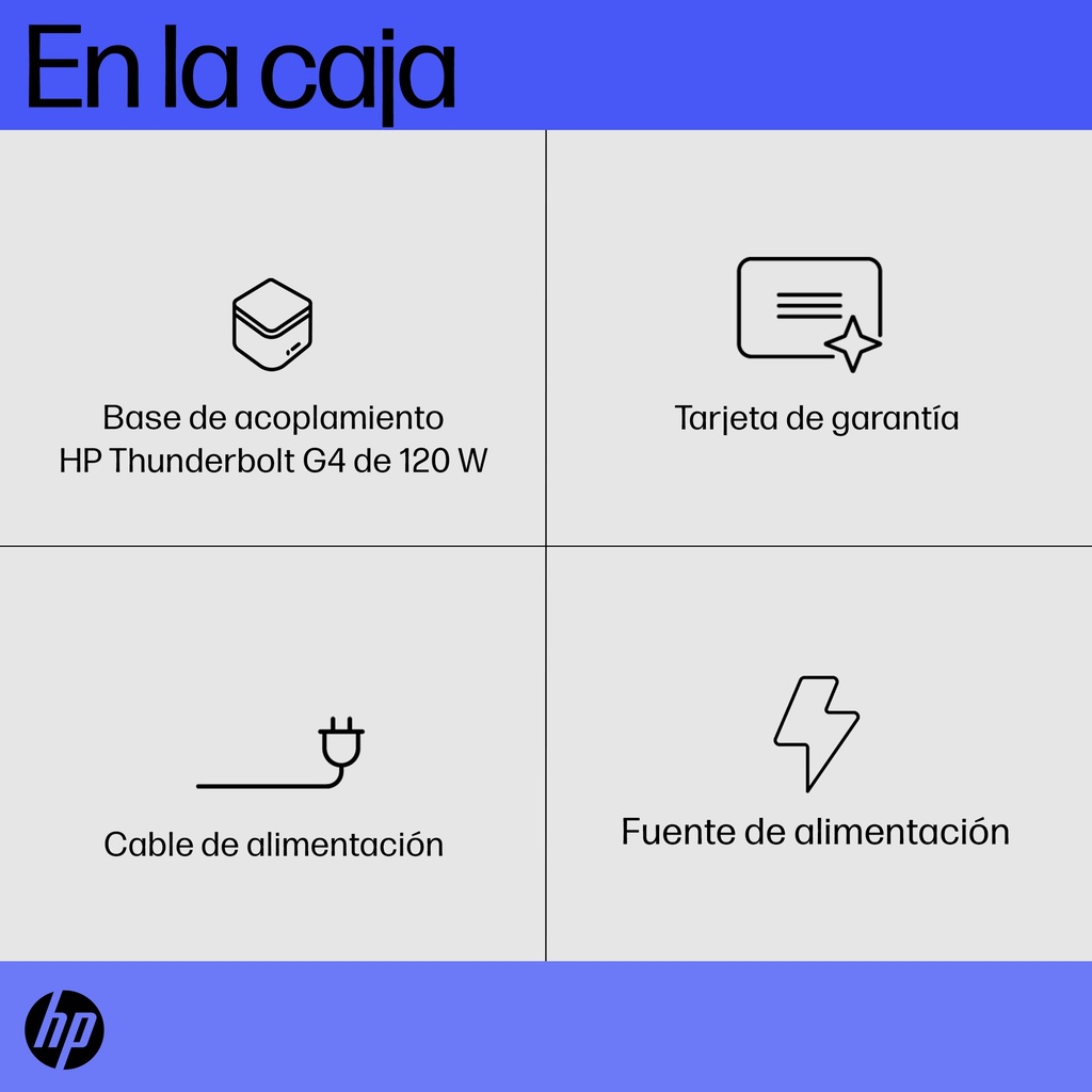Docking Station HP DOCKING Thunderbolt de 120 W G4 — 6