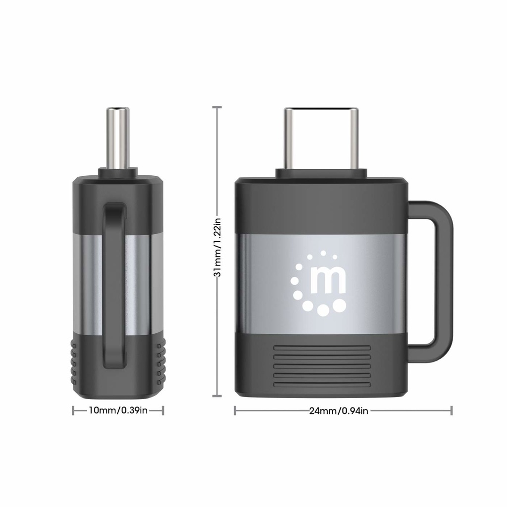 Adaptador USB-C a USB-A MANHATTAN 356312 — 5