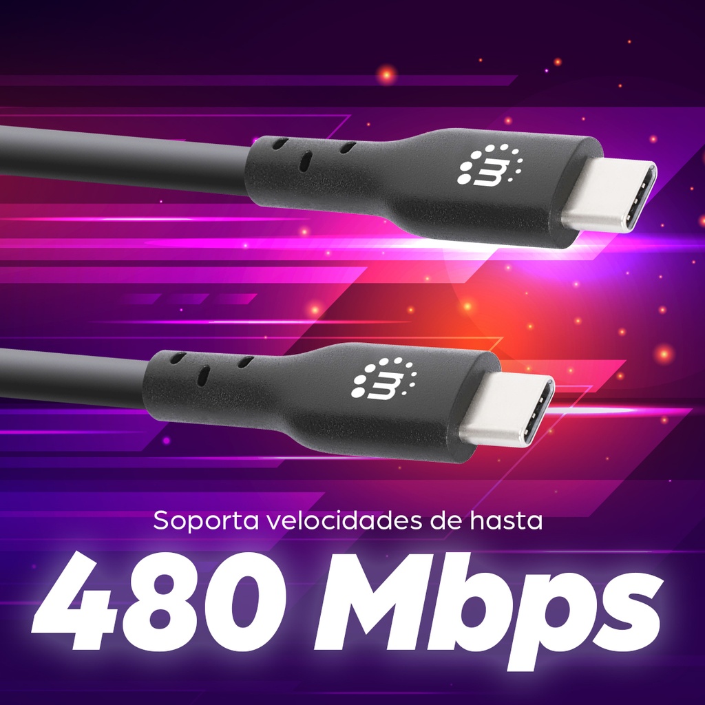 Cable USB C MANHATTAN 354868 — 2