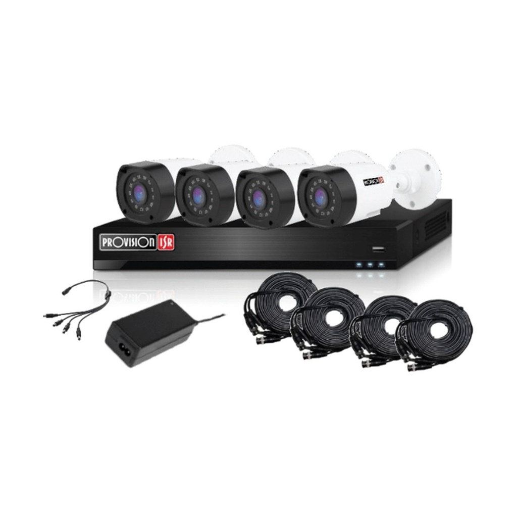 Kit de Videovigilancia PROVISION-ISR PAK4LIGHTCC2MP-28 — 1