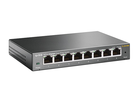 Switch TP-LINK TL-SG108E       — 1