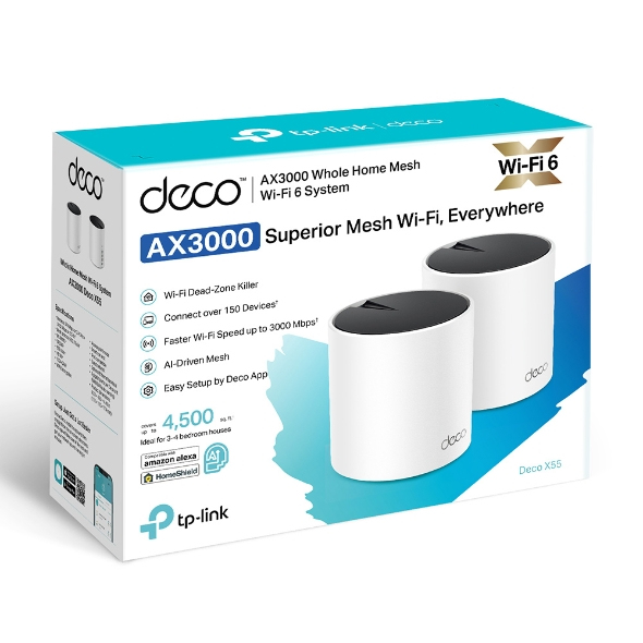 Kit Sistema MESH Wifi 6 TP-LINK Deco X55 (2-pack) — 4
