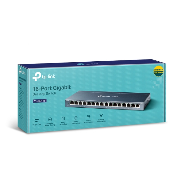 Switch GIGABIT TP-LINK TL-SG116 — 2