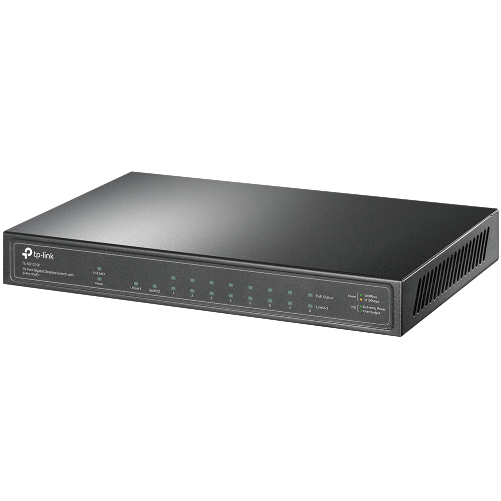 Switch no Administrable de 10 Puertos Gigabi TP-LINK TL-SG1210P — 6