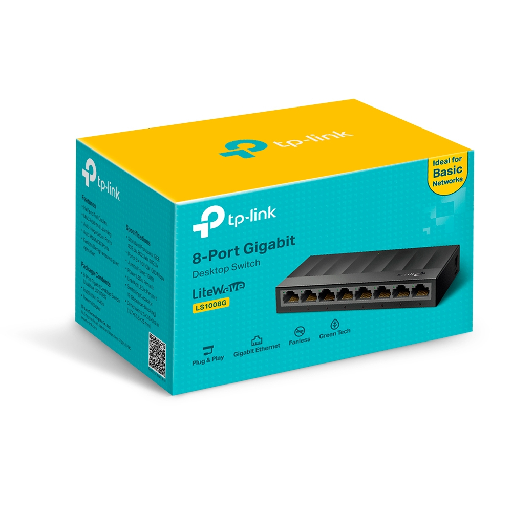 Switch No Administrable 8 Puertos TP-LINK LS1008G — 4
