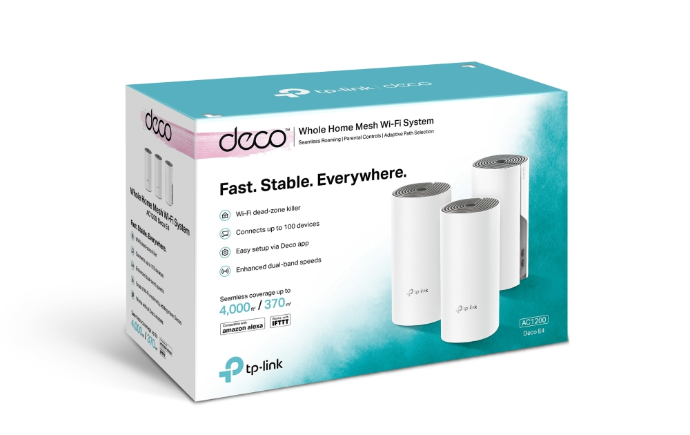 Kit Sistema MESH  TP-LINK Deco E4(3-Pack) — 4