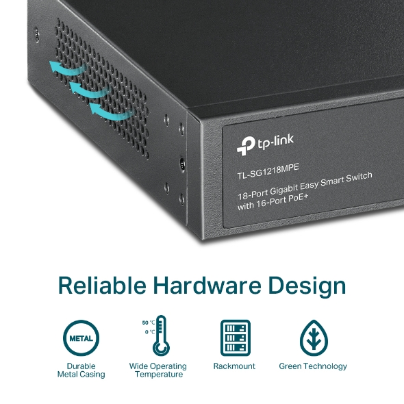 Switch TP-LINK TL-SG1218MPE — 3