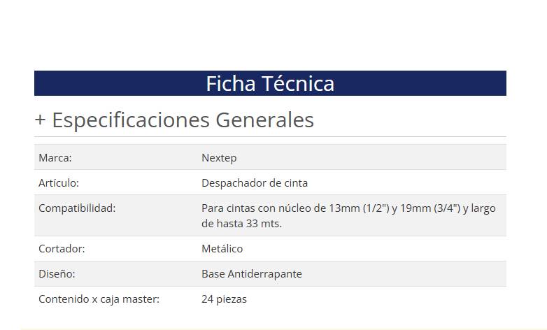 Despachador de cinta  Nextep NE-150C — 3