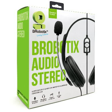 Audífonos Gamer USB Micrófono BROBOTIX 263953 — 6
