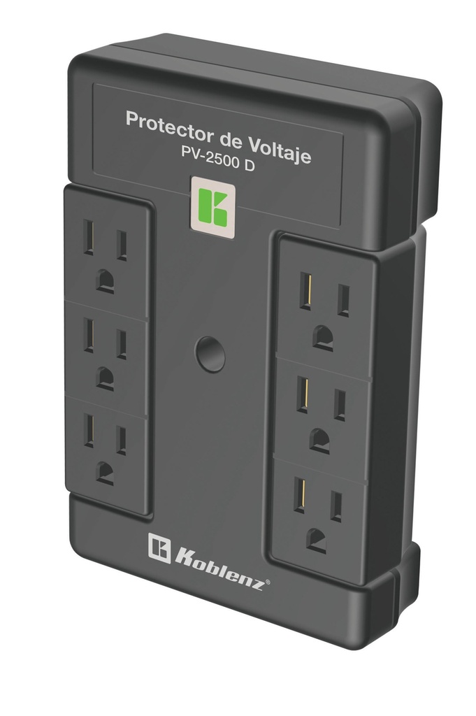 Protector de voltaje, 2500 VA /2000 W, 6 cont KOBLENZ PV-2500 D — 1