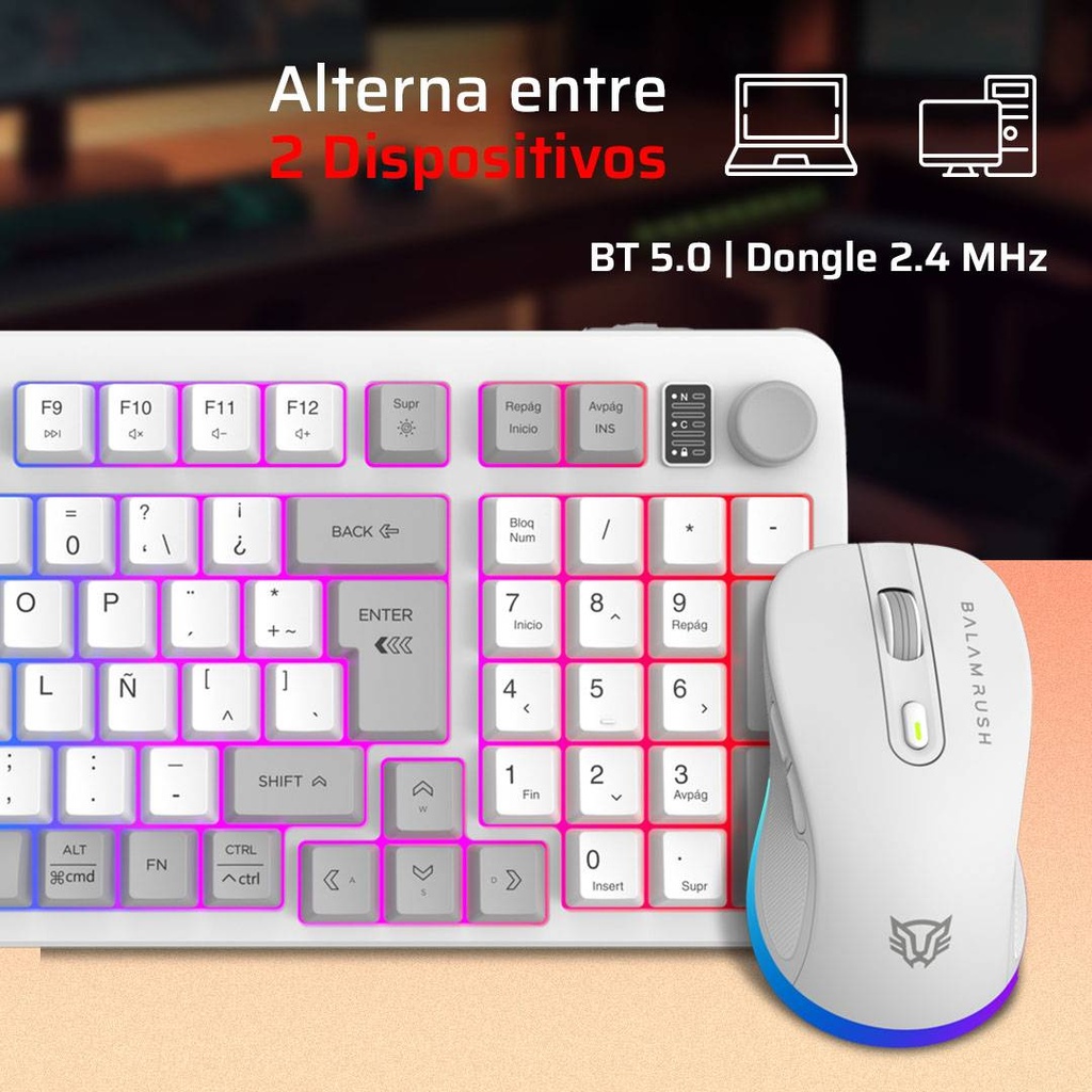 Kits para Teclado y Mouse Balam Rush KG525 — 2