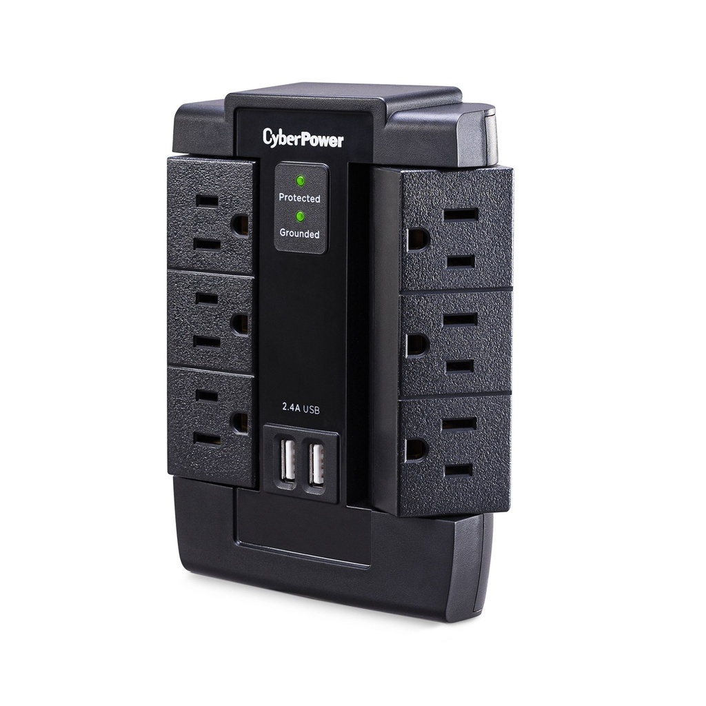 Supresor de Picos de Pared  CyberPower P600WSURC1 — 2