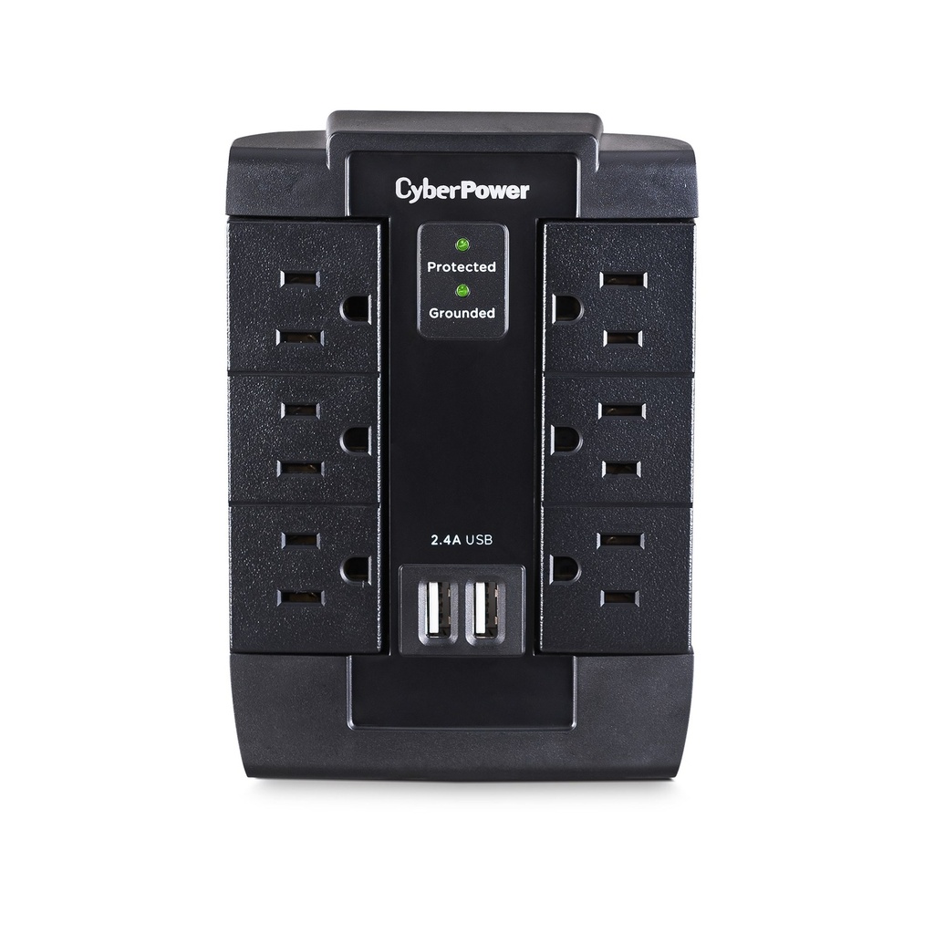 Supresor de Picos de Pared  CyberPower P600WSURC1 — 3