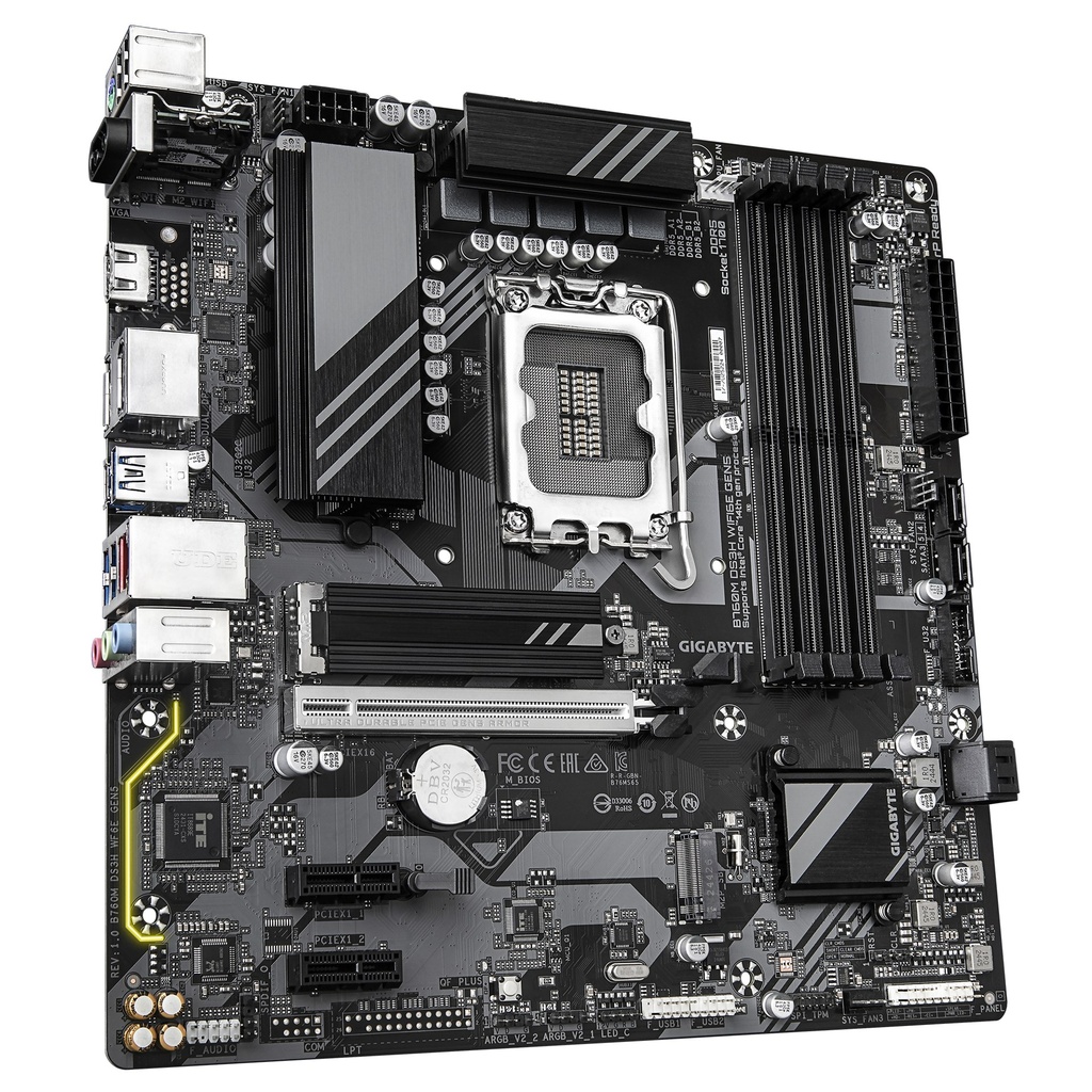 Motherboard GIGABYTE B760M DS3H WF6E GEN5    — 6