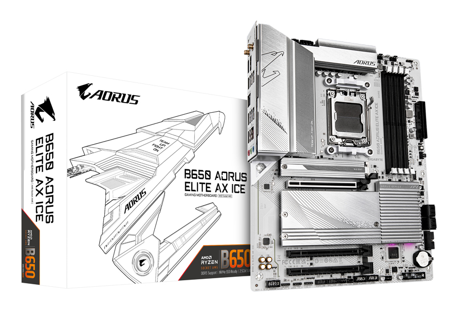 Motherboards GIGABYTE B650 A  ELITE AX  ICE — 3