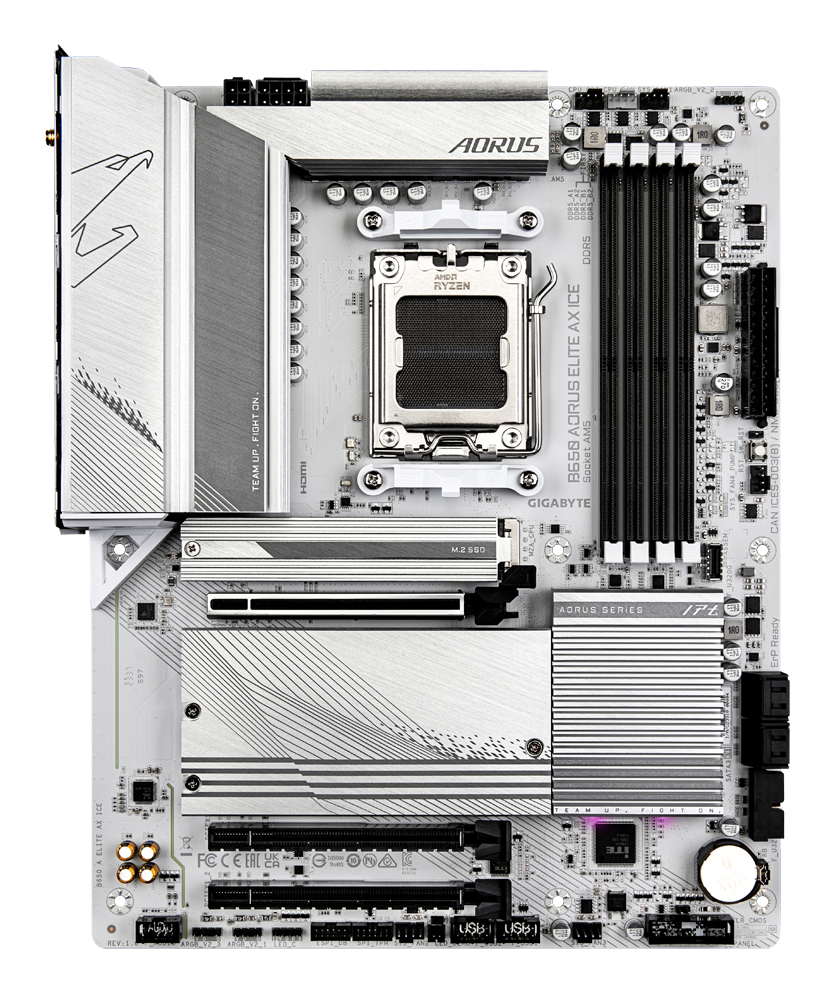 Motherboards GIGABYTE B650 A  ELITE AX  ICE — 5