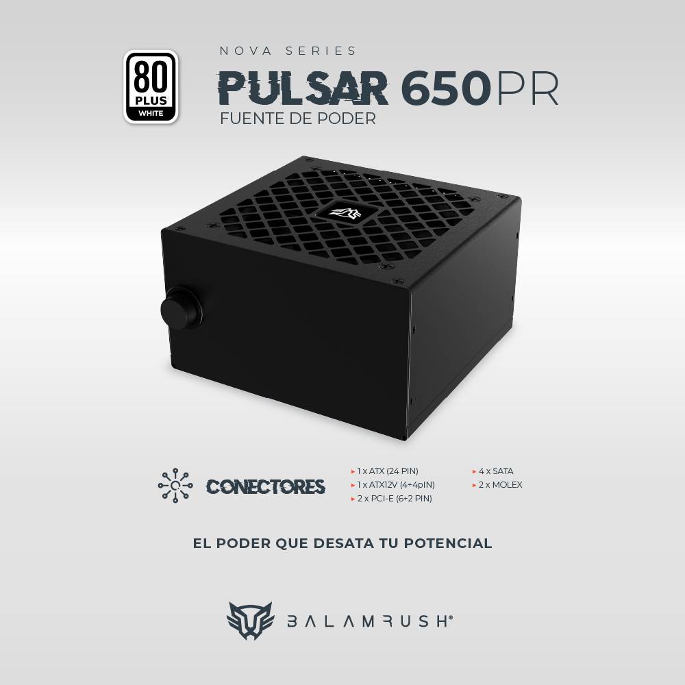 Fuente de poder Balam Rush 650PR — 3