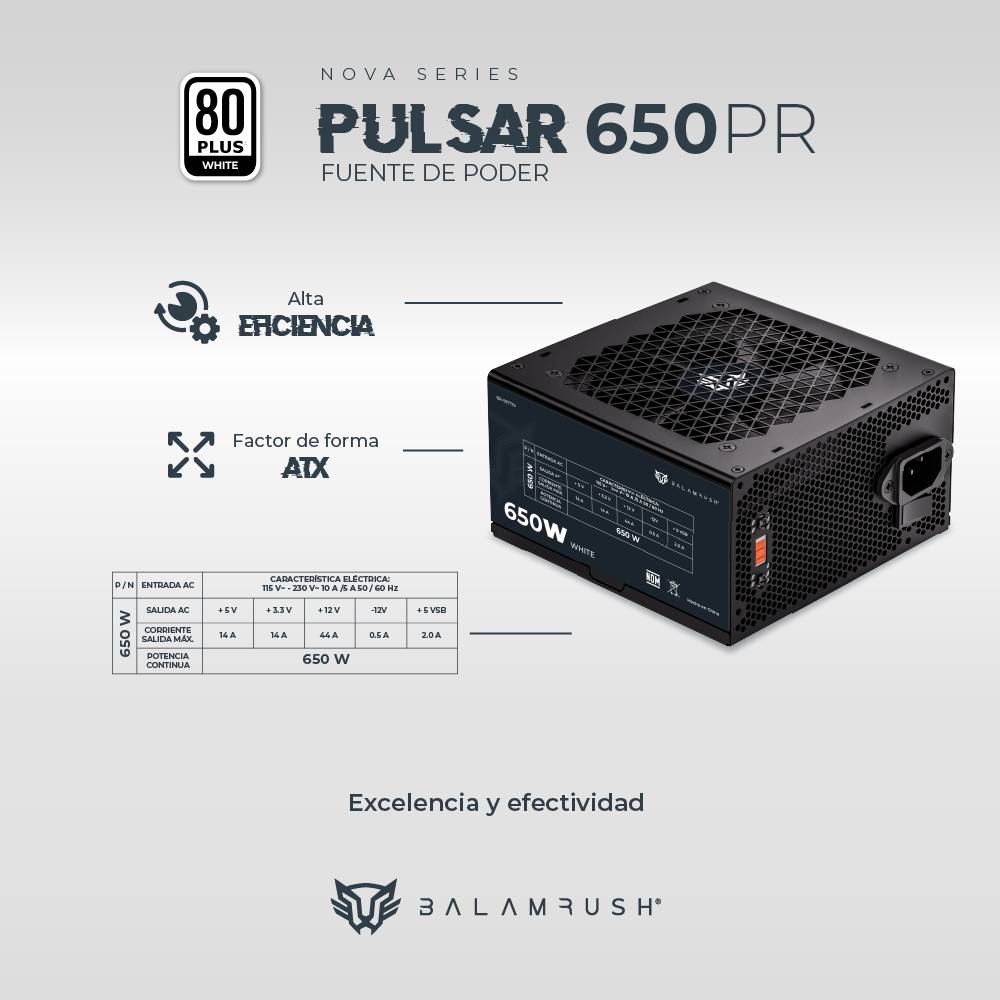 Fuente de poder Balam Rush 650PR — 4