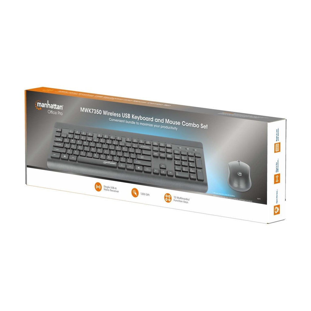 Kit de teclado y mouse MANHATTAN 180771 — 6