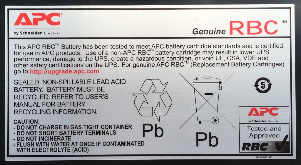 Bateria de Reemplazo APC RBC23 — 1