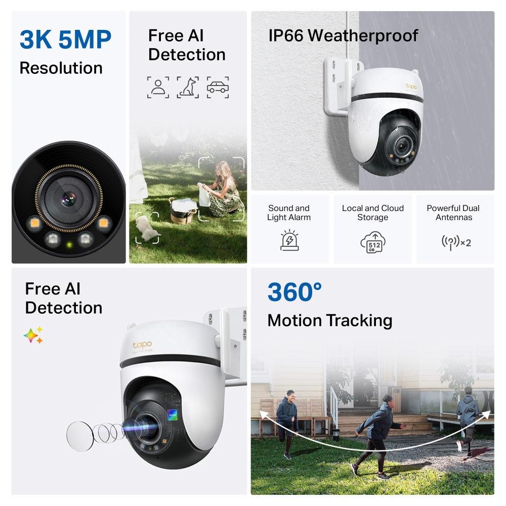 Cámara Wi-fi TP-LINK TAPO C530WS — 4