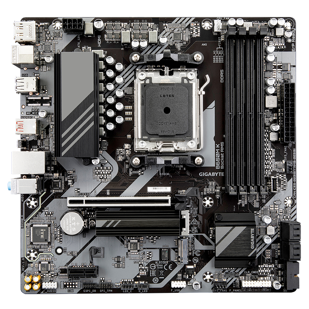 Motherboards GIGABYTE B650M K — 5