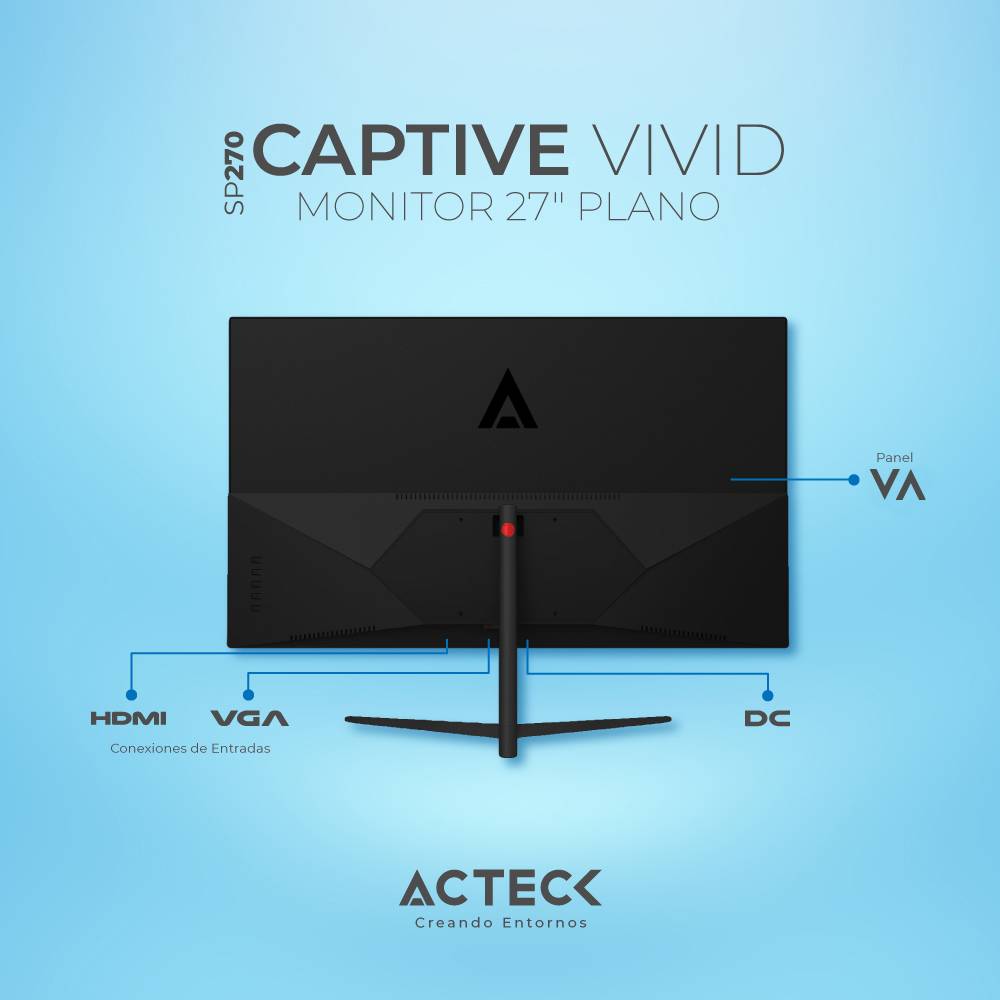 Monitores ACTECK CAPTIVE VIVI II SP270 — 3
