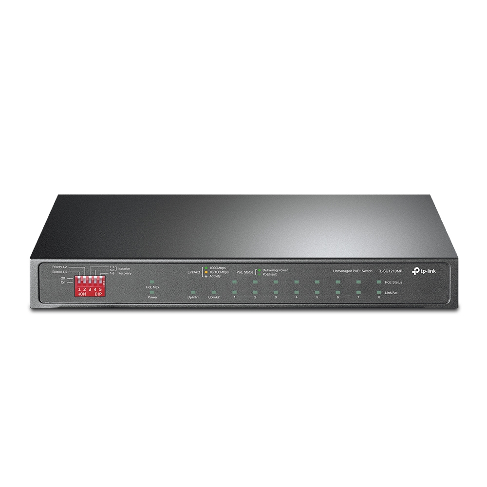 Switch de Escritorio TP-LINK TL-SG1210MP — 4