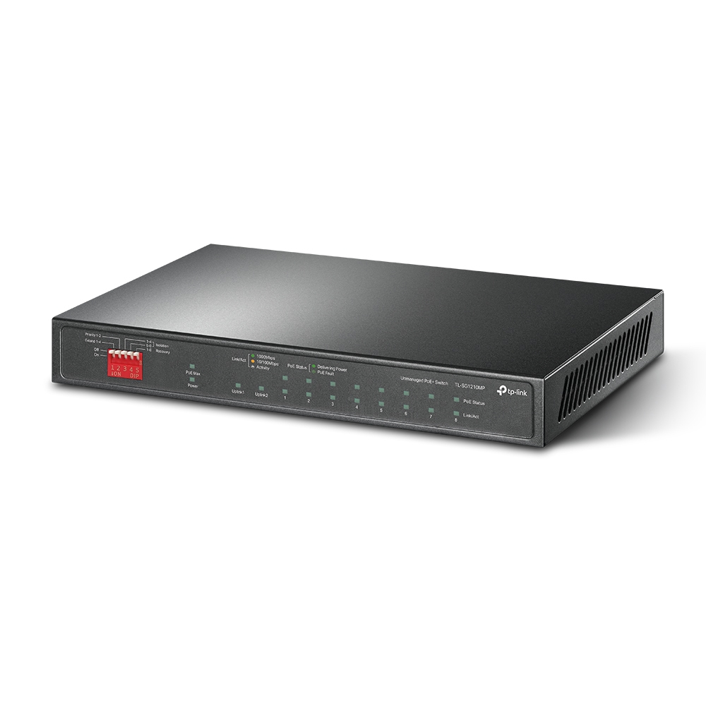 Switch de Escritorio TP-LINK TL-SG1210MP — 5