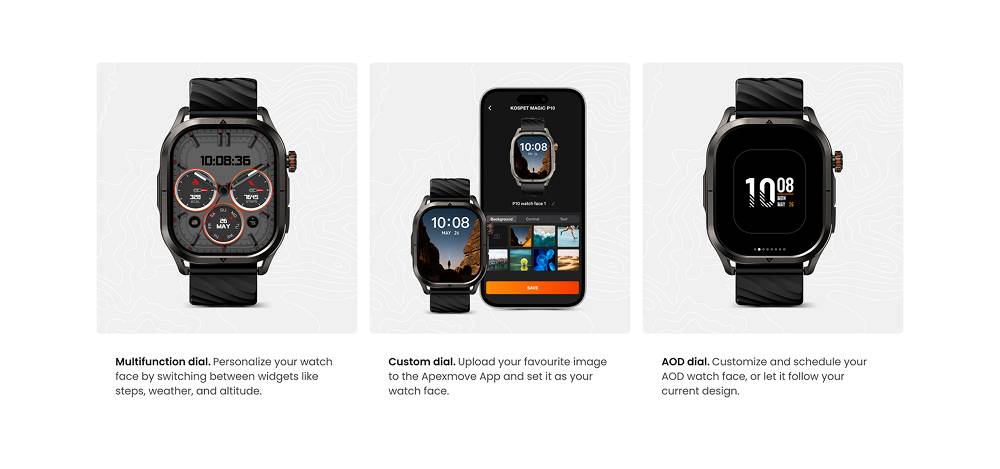 Smartwatch KOSPET MAGIC P10 tmko-010 — 4