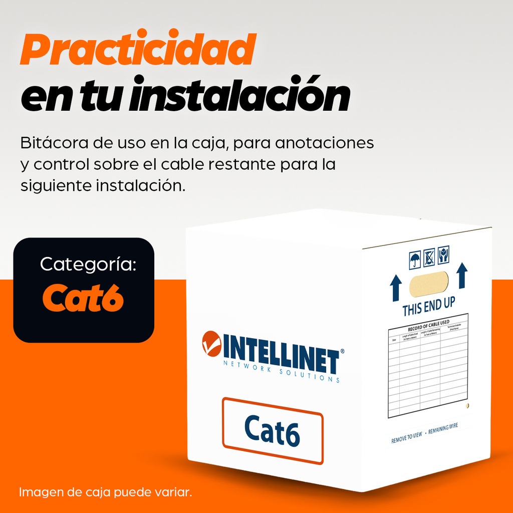 Bobina Cat 6 INTELLINET 704670 — 5