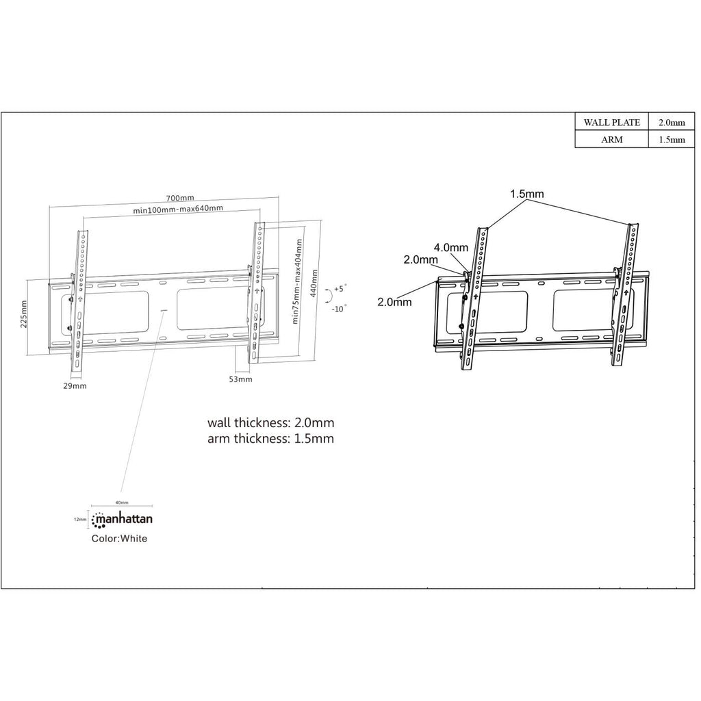 Soporte para TV MANHATTAN 461481 — 7