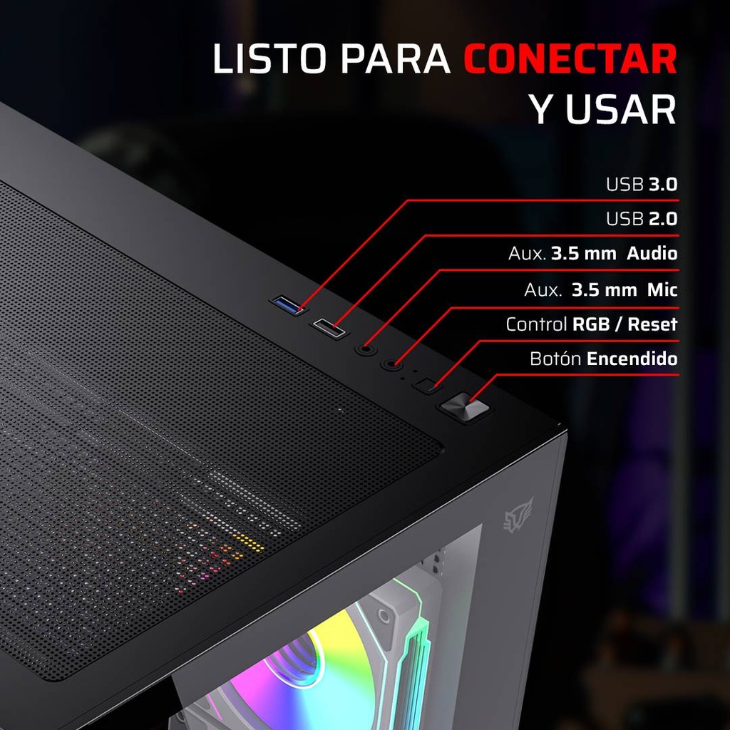 Gabinetes Gaming Balam Rush TANK CORE PRO GI925 — 3